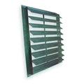 Dayton 48 in 51"H-W 6.5"L Extrd Alu Backdraft Dampr, 48-1/2 in x 48-1/2 in, Aluminum 4FZJ2-1 Each