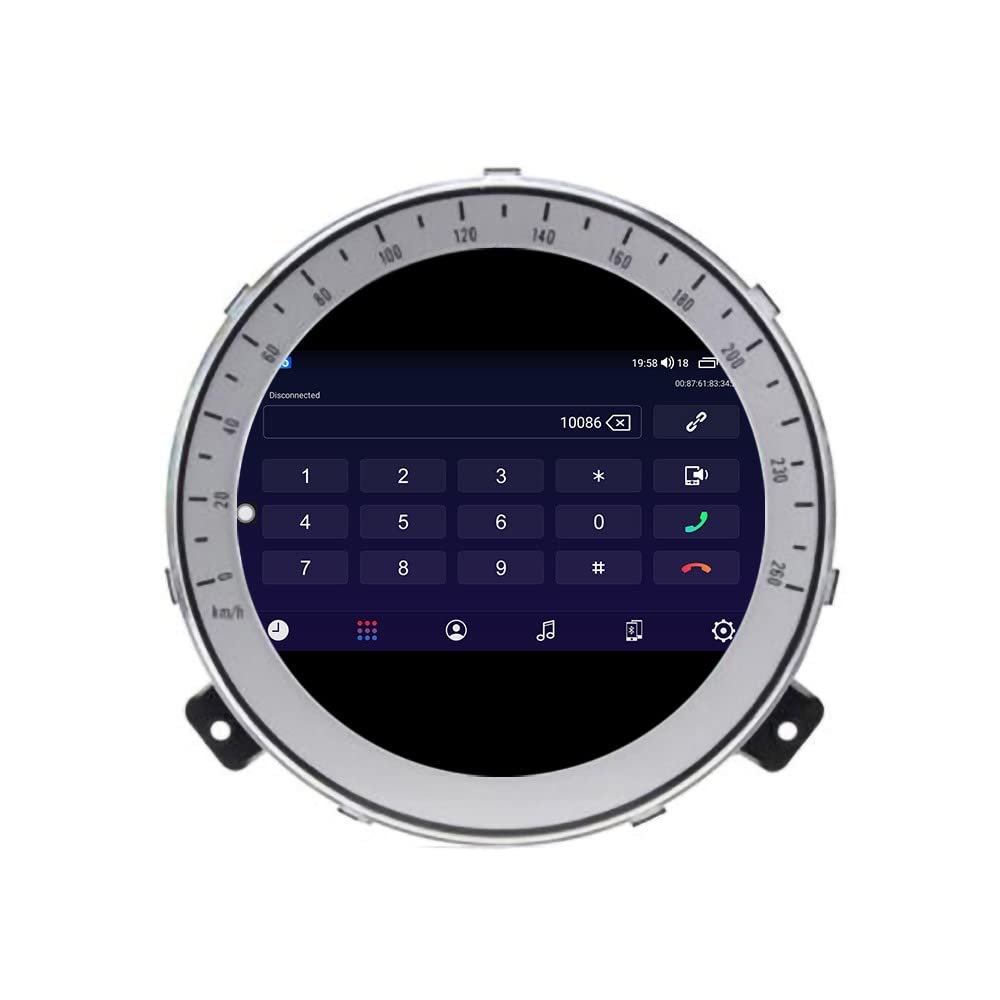 Original Style Android Car Navigation Stereo Dash Kit GPS Auto Tablet Multimedia Player Headunit Radio Replacement for Mini Cooper R56, if Applicable