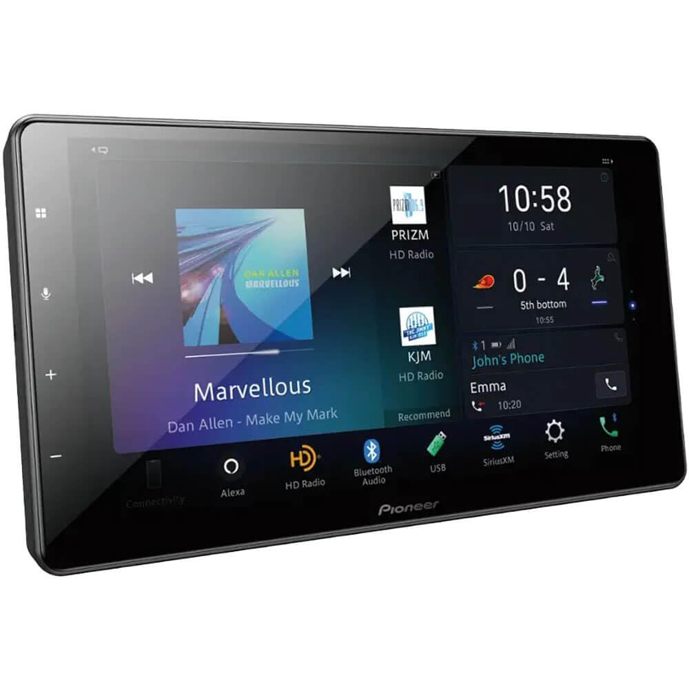 Pioneer DMH-WC6600NEX 1-DIN Modular Digital Media Receiver w/ 9 inches Display (Renewed)