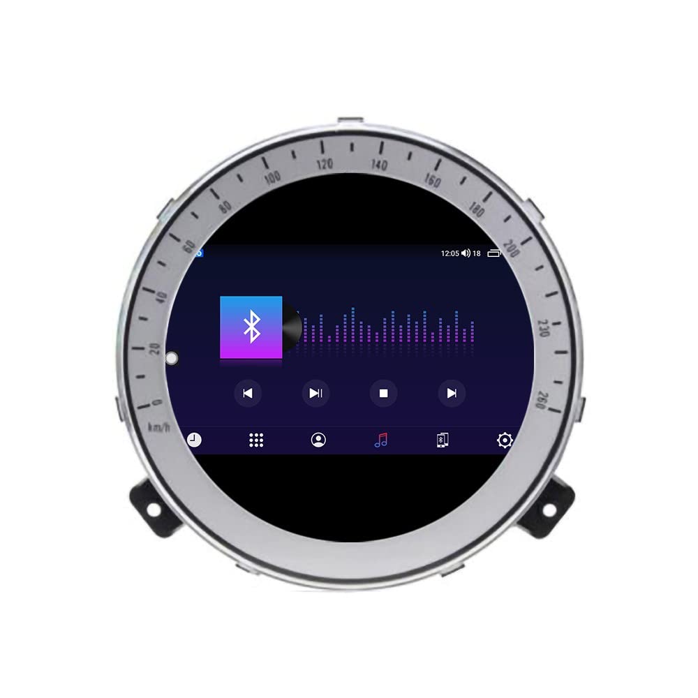 Original Style Android Car Navigation Stereo Dash Kit GPS Auto Tablet Multimedia Player Headunit Radio Replacement for Mini Cooper R56, if Applicable