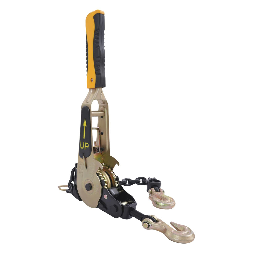 4 Pack EZ Ratchet Chain Binder 3/8-1/2in 6600lbs Yellow