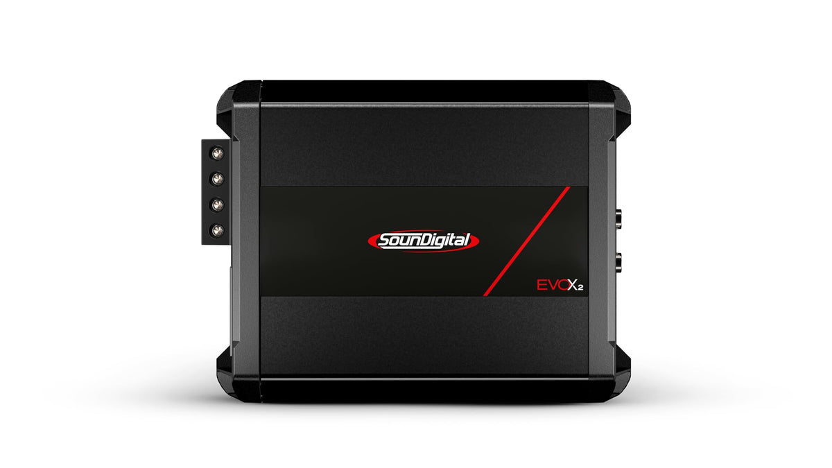 Soundigital 1200.4 EVOX2 4 Channel 4 Ohm 600 Watts RMS Car Amplifier (Renewed)
