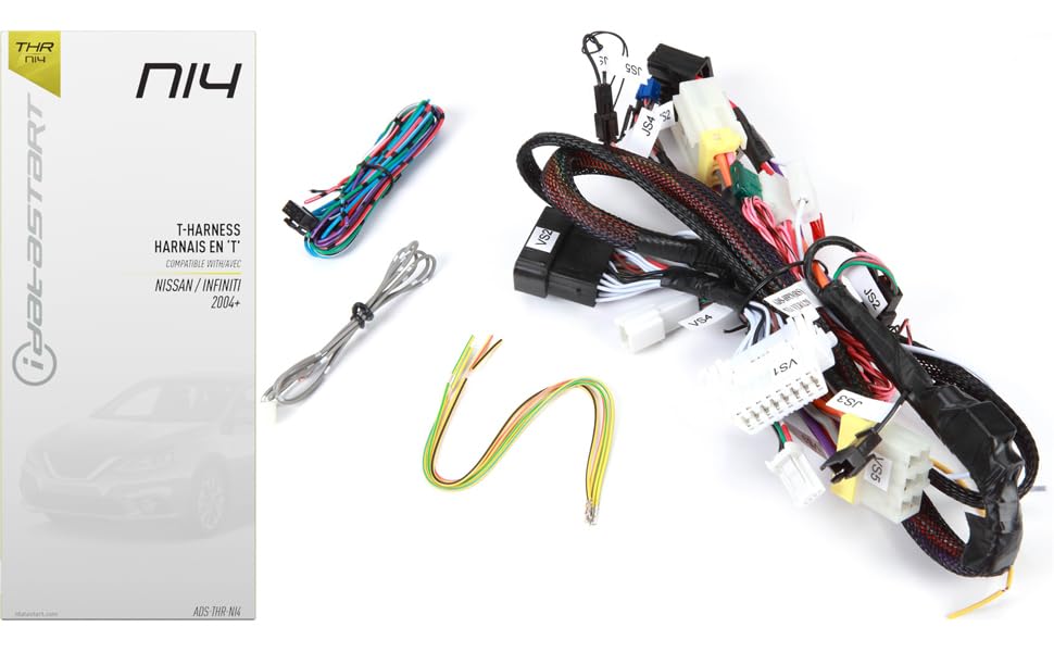 iDataStart Remote Starter KIT for Select Nissan/Infiniti/Suzuki Vehicles 2004+ and Select Chevrolet 2015+ w/3000ft Range (2-Way, 5-Button, 2-Remotes)