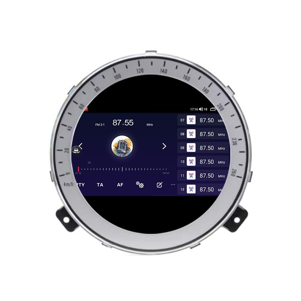 Original Style Android Car Navigation Stereo Dash Kit GPS Auto Tablet Multimedia Player Headunit Radio Replacement for Mini Cooper R56, if Applicable