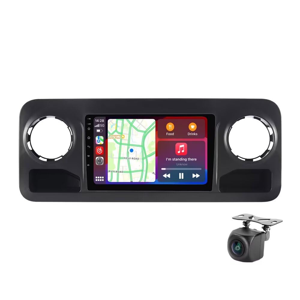 Stereo Car Radio for Mercedes-Benz Sprinter 2019-2023 Head Unit Upgrade