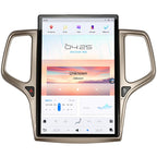 14.4 Inch Qualcomm Android 11 Car Radio for Jeep Grand Cherokee 2011-2013 Stereo Replace Tesla Style IPS Touch Screen Android Auto GPS Navigation Head Unit Multimedia Player