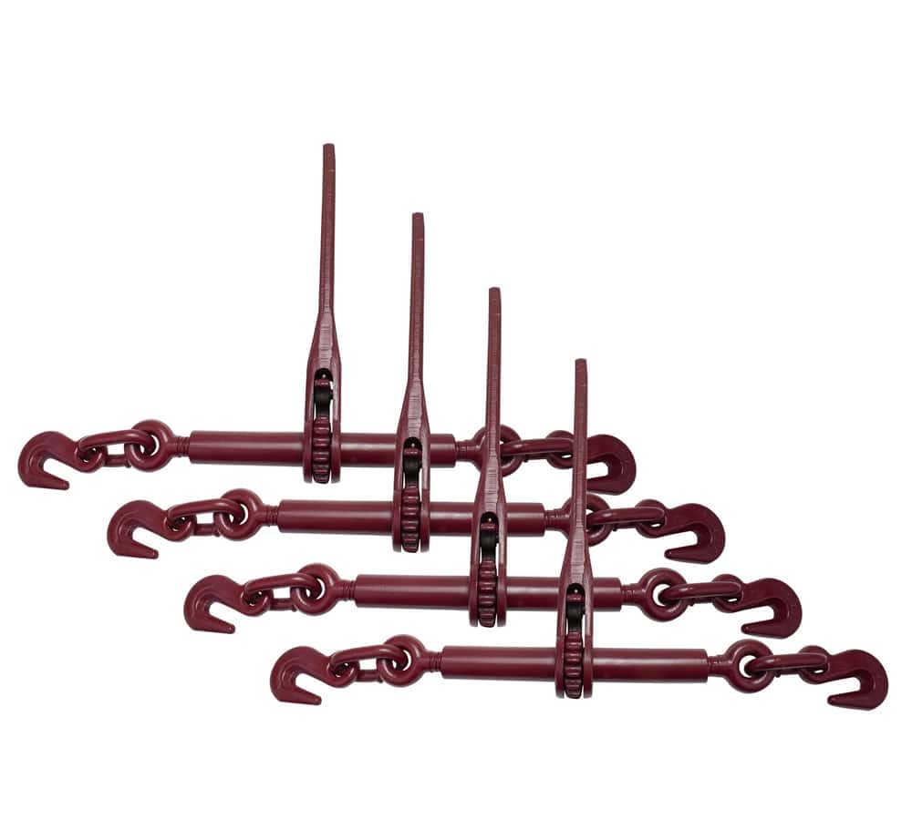Mytee Products 4 Pack Ratchet Binder 1/2"-5/8" fits 12 Chain Flatbed Binders 13000 WLL