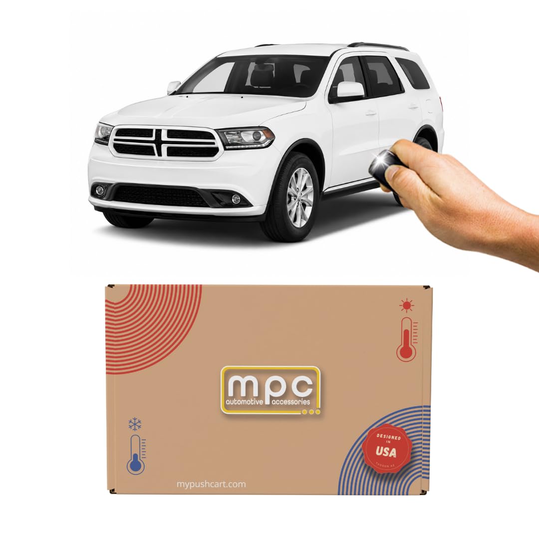 MPC Remote Start Kit Compatible with Dodge Durango & Jeep Grand Cherokee 2014-2017 || Journey 2011-2017 || Plug and Play || Push Lock 3X to Start || Push to Start ONLY || USA Tech Support
