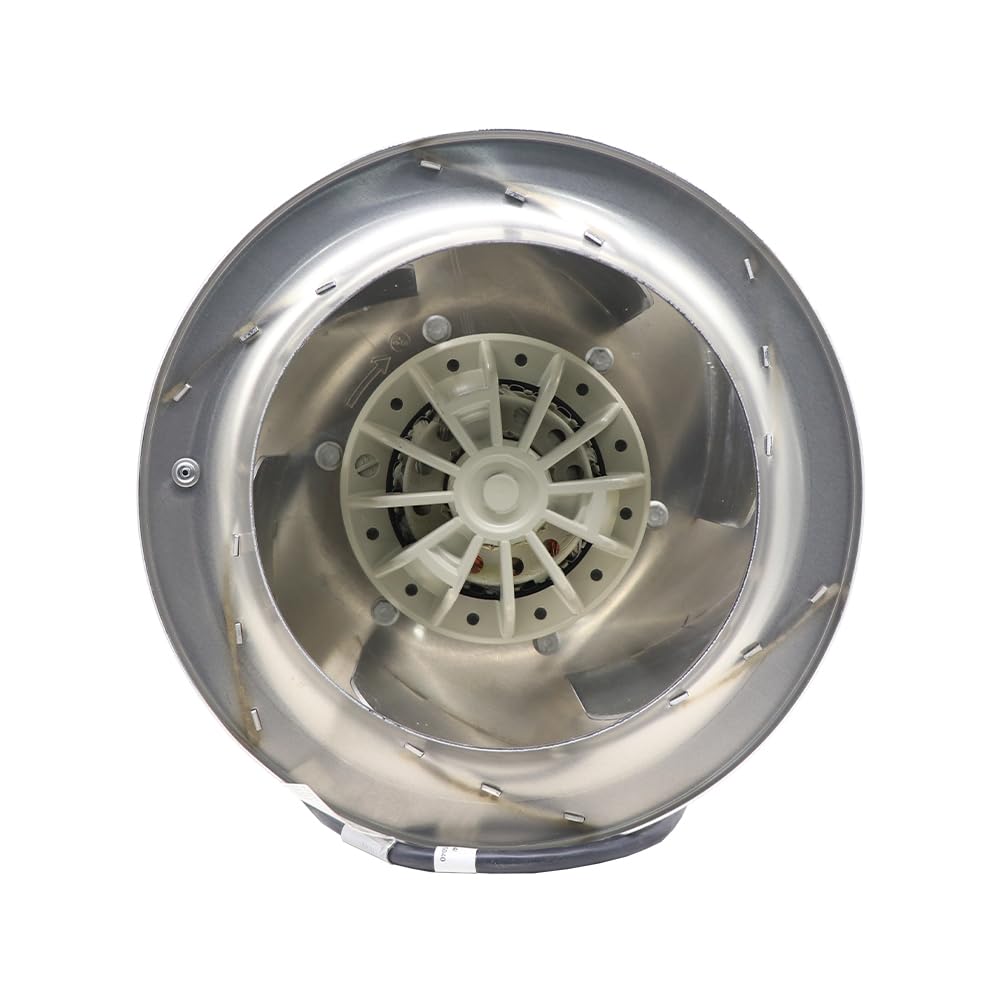 RH28M-2DK.3F.1R Ziehl-abegg Fan RH28M2DK3F1R Industrial Ventilation Aluminum Ventilation Blower 0.95/1.25A 0.53/0.86kW 230V/460V AC Voltage 2840 RPM Inverter Cooling Fan for HVAC Ducts & Workshops