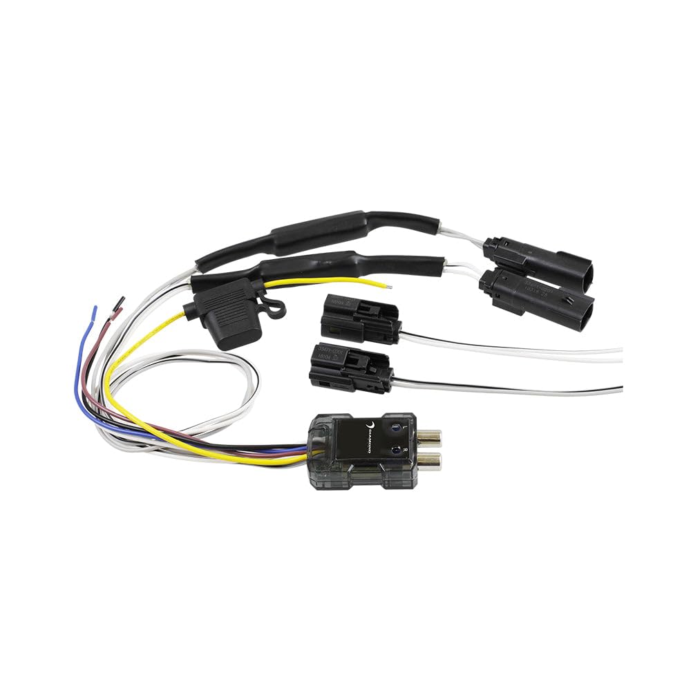 Diamond Audio MSTLINK Radio T-Harness Kit for 2014-2023 Touring Motorcycles, 4-Channel Inputs and Outputs, Load Resistor Included