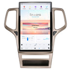 14.4 Inch Qualcomm Android 11 Car Radio for Jeep Grand Cherokee 2011-2013 Stereo Replace Tesla Style IPS Touch Screen Android Auto GPS Navigation Head Unit Multimedia Player