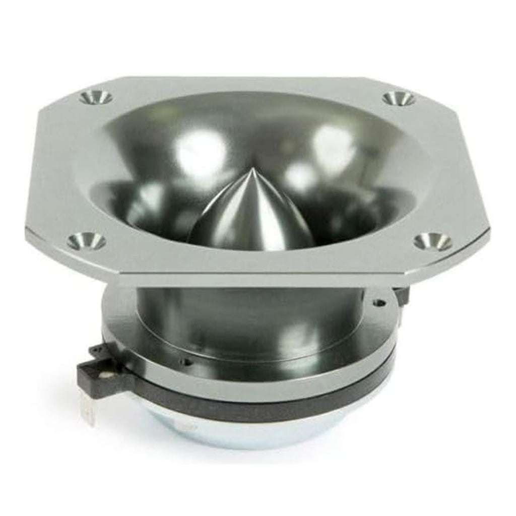 Ciare SPL CT440 Horn Tweeter, 1.75” Mylar Voice Coil, 500W Program Power, 110 dB, 8 Ohm High Output Super Tweeter, 2000-20,000 Hz, Anodized Silver, for SPL Car Audio & Pro PA Systems