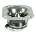 Ciare SPL CT440 Horn Tweeter, 1.75” Mylar Voice Coil, 500W Program Power, 110 dB, 8 Ohm High Output Super Tweeter, 2000-20,000 Hz, Anodized Silver, for SPL Car Audio & Pro PA Systems