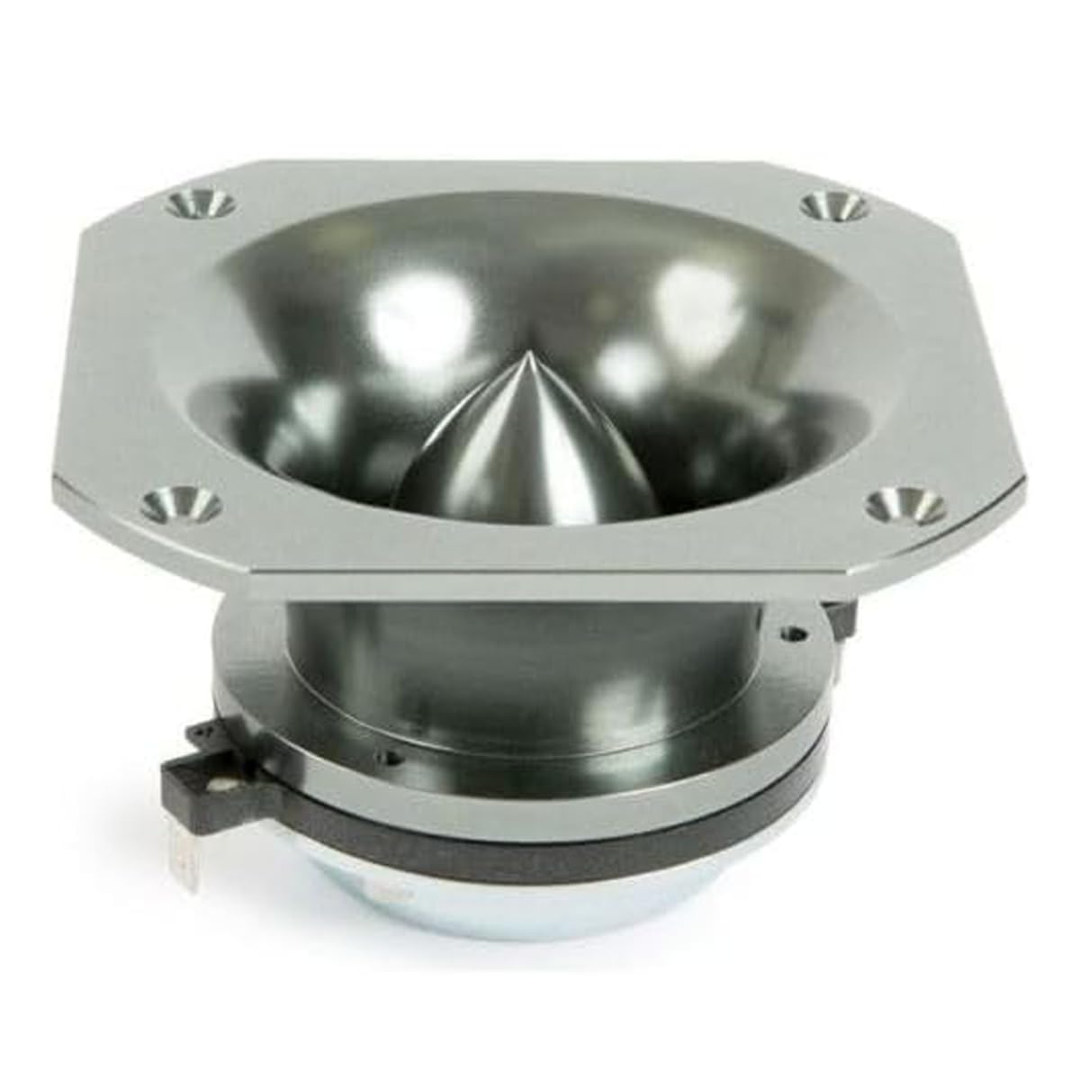 Ciare SPL CT440 Horn Tweeter, 1.75” Mylar Voice Coil, 500W Program Power, 110 dB, 8 Ohm High Output Super Tweeter, 2000-20,000 Hz, Anodized Silver, for SPL Car Audio & Pro PA Systems
