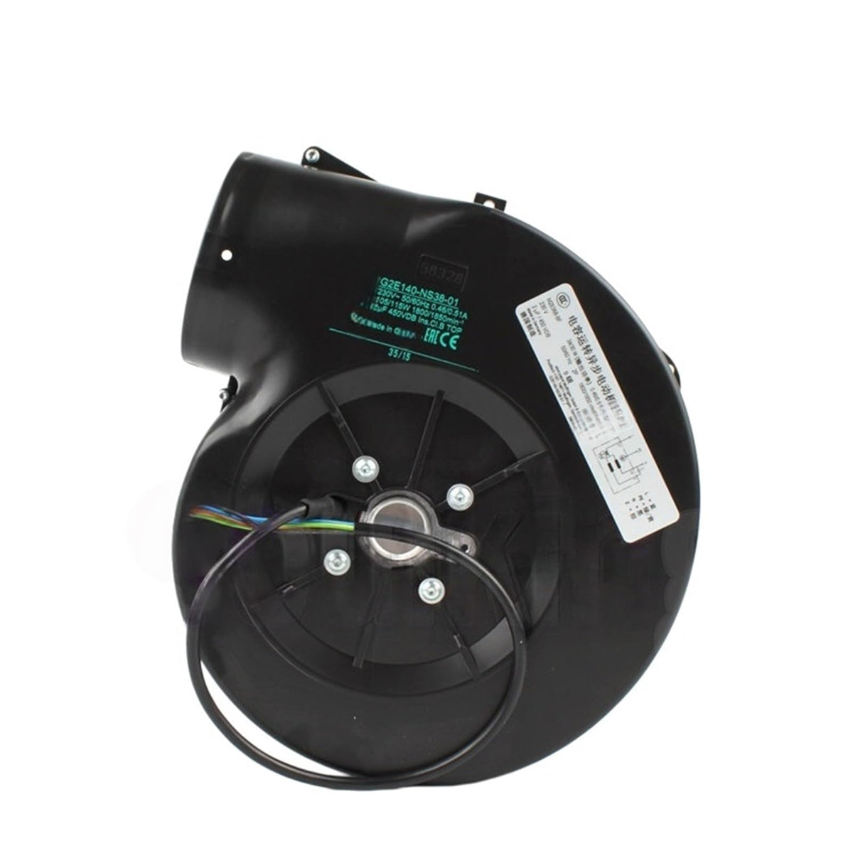 G2E140-NS38-01 230V Volute Blower