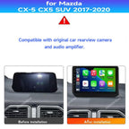 13 Car Radio Stereo for Mazda CX-5 CX5 2017-2020 - 9" IPS Touch Screen, Upgrade Dash Kit with CarPlay & Android Auto, GPS Navigation, Bluetooth 5.0, WiFi, SWC, 5G, DSP