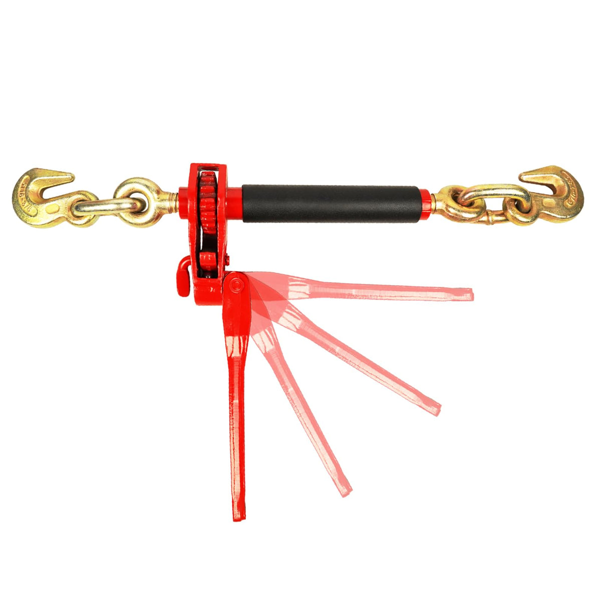 ENJ 4 Pack Folding Handle Load Binder,for 5/16-3/8 Grade 70 Transport Chain