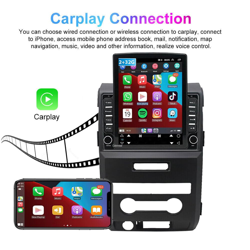 Android 15 Car Stereo for Ford F150 2009 2010 2011 2012 2013 2014