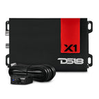 DS18 X4 Amplifier 4-Channel Ultra Compact Class D 4 x 70 Watts RMS @ 4-ohm, Stereo Full Range, Car Audio Amplifier, Great Compact Amp for Motorcycle, Powersports