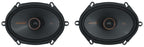 Audiosavings Bundle: (1) Pair Kicker 51KSS6804 6x8 / 5x7 Car Audio Component Speakers Bundle with (1) Pair Kicker 51KSC6804 6x8 75 Watt RMS Car Audio Speakers KSC6804 KSC680 (Items 4)