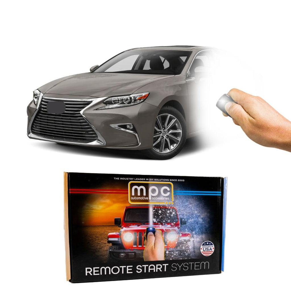 MPC Complete Plug-n-Play Factory Remote Activated Remote Start Kit Compatible with Lexus ES300h 2013-2018 Hybrid Push-to-Start ONLY - Firmware Preloaded