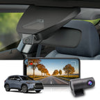 Fitcamx Front 2K+Rear 1080P Dash Cam Adapts for Toyota Corolla Cross 2023-2026 Hybrid (NOT Corolla), OEM Style, Dual HD Video, Built-in WiFi & APP, Loop Recording, G-Sensor, Easy to Use, 64GB Card