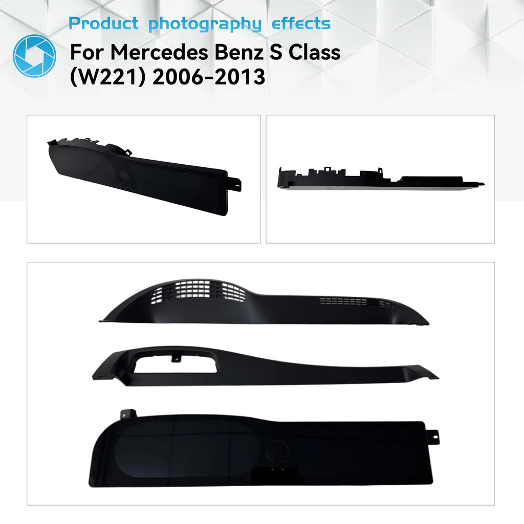 Dual 12.3 inch Triple Screen Display Radio for Mercedes W221 2006-2013