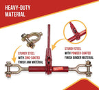 Mytee Products 4 Pack Ratchet Speciality Binder, Jaw-Jaw 10" Barrel, 13,000 lbs WLL