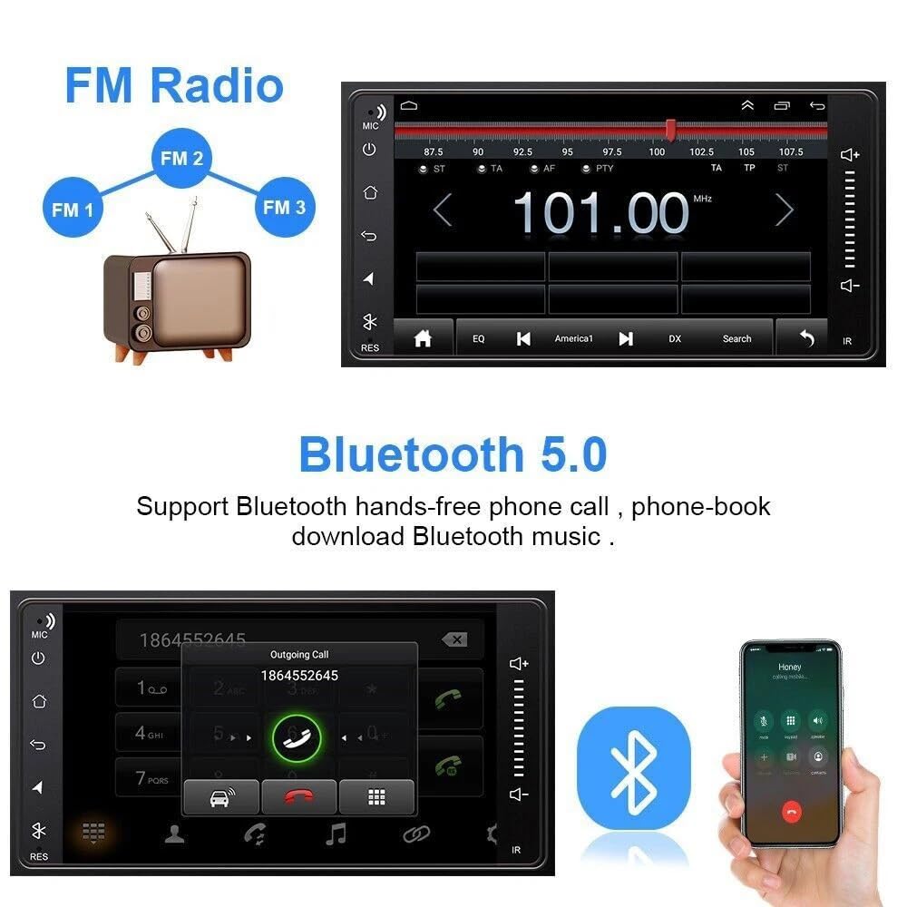 Double Din Car Stereo for Nissan Frontier 2015-2021 with Wireless Carplay Android 9.7 inch Vertical Touch Screen Radio for Frontier Head Unit GPS Navi with Backup Camera Bluetooth FM/RDS DSP, 2+32G