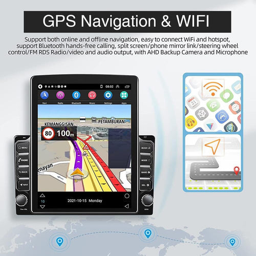 2+32G Android 15 Car Stereo Radio for Nissan Pathfinder Frontier,9.7" Touch Screen Radio Stereo+Cam Multimedia Player w/Wireless Carplay & Android GPS Bluetooth WiFi FM RDS DSP SWC Backup Camera