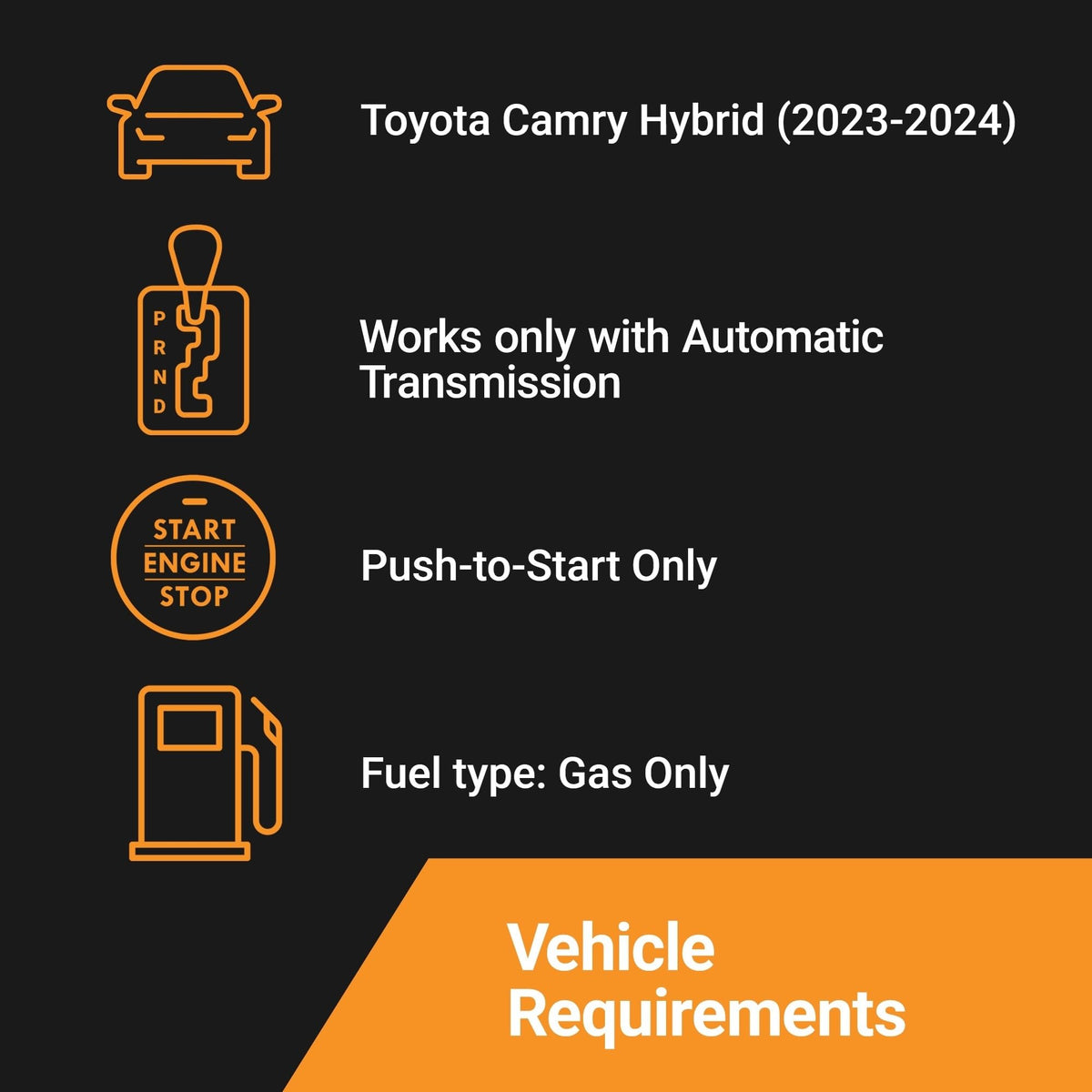 Start-X Remote Starter Kit for Toyota Camry Hybrid (2023-2024)