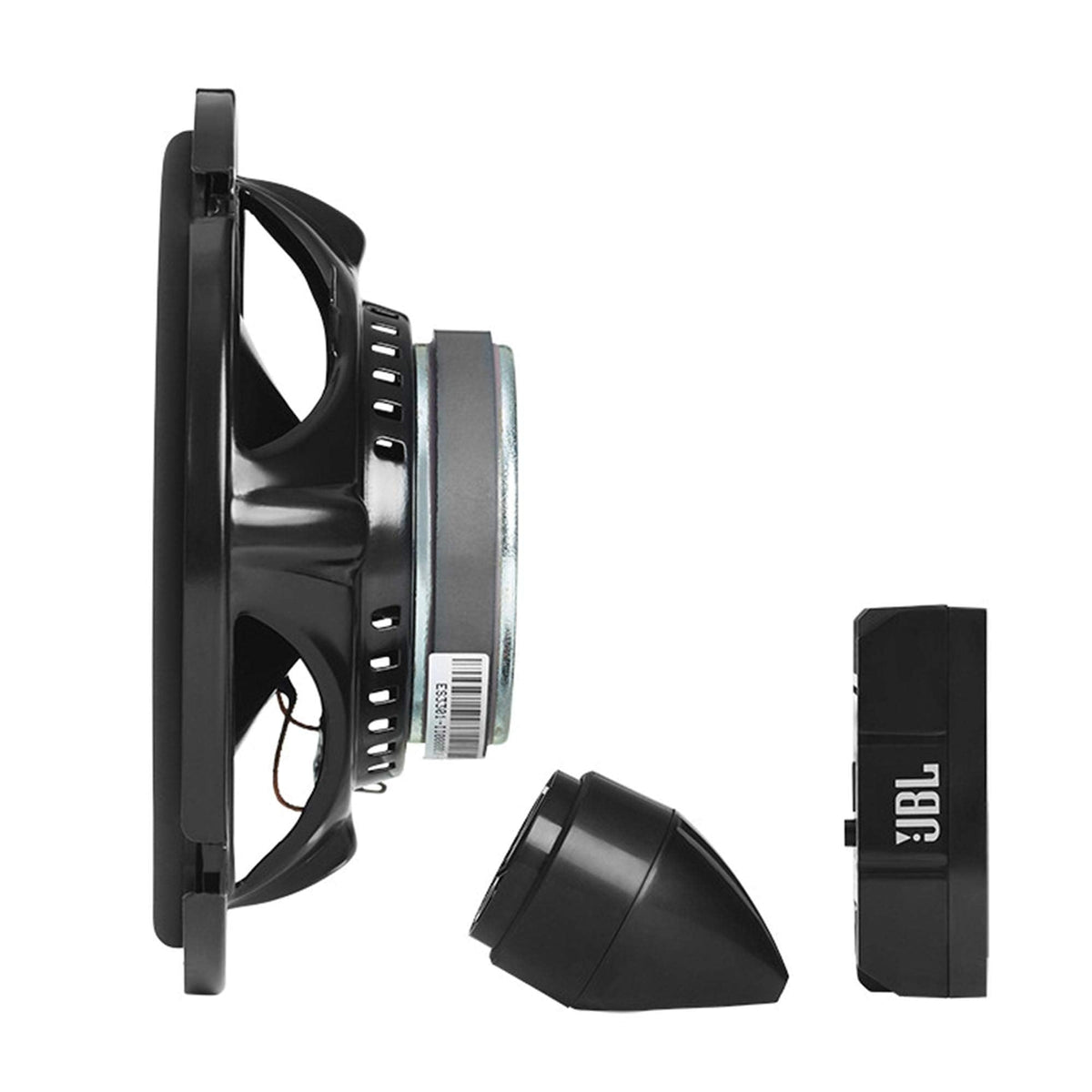 JBL Stage 3637F 3-Way + Stage 3607CF Car Speakers Bundle – 660W Max Combined Power, 6.5" Coaxial & Component System with Crossovers - Full Vehicle Audio Upgrade