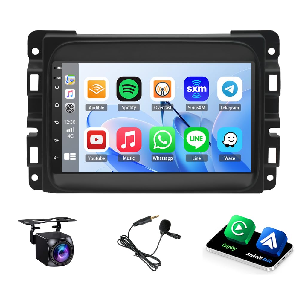 Double Din Car Stereo for Dodge Ram 1500 2500 3500 Radio Upgrade 2013-2018