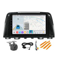 Android Car Radio for Mazda 6 III GL GJ 2012-2017 Stereo : 8Core 4+64GB 9" Touch Screen Head Unit Replacement Dash Kit GPS Navigation with Carplay & Android Auto/DSP/SWC/FM/Cooling Fan/5G WiFi