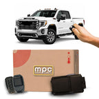 MPC Remote Start Kit Compatible with GMC Sierra 2500 2020-2023 || 2-Way LCD 5-Button Remotes Long Range || Plug & Play || No Wire Splicing || USA Tech Support