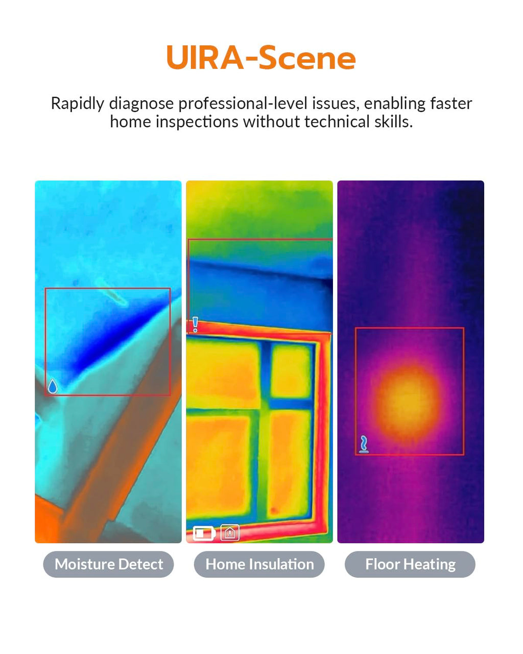 GT16S Thermal Camera,AI Scene Detection,240×240 UIRA-IR Resolution