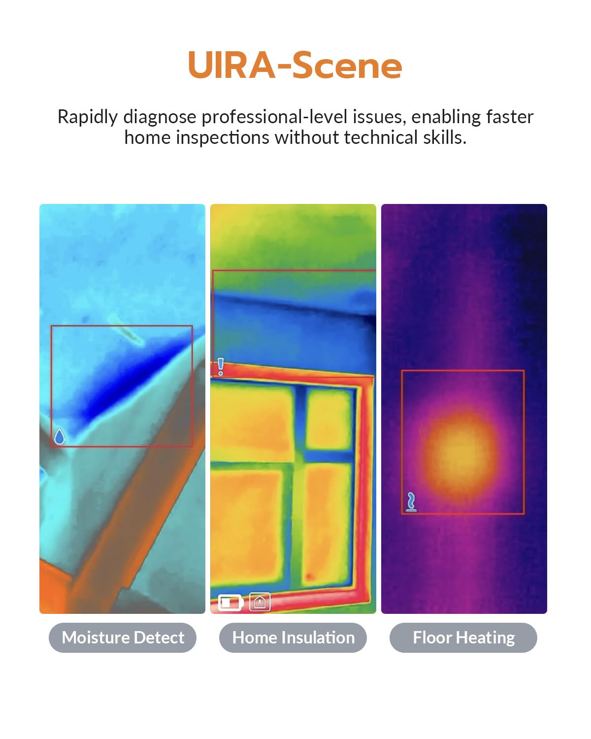 GT16S Thermal Camera,AI Scene Detection,240×240 UIRA-IR Resolution