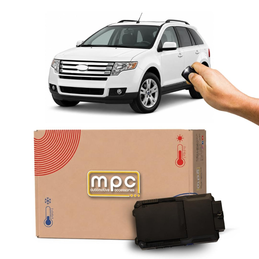 MPC Remote Start Kit Compatible with Ford Edge 2007 2008 2009 2010 | Plug and Play | Push Lock 3X to Start | Key to Start Vehicles | Easy Install | USA Tech Support