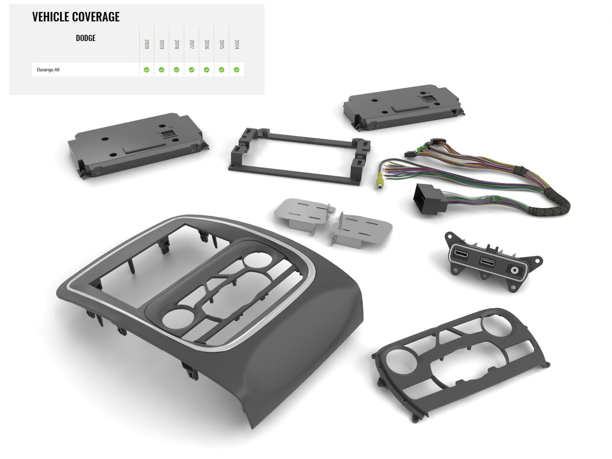 Datalink Maestro KIT-DUR1 Dash Kit Solution and Installation Harness for Select 2014-2020 Dodge Durango Vehicles (ADS-MRR or ADS-MRR2 Module Also Required)
