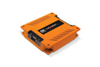 1-Ch. Vehicle Audio Bass Amplifier - 1600W High-Powered Mono Bass Amp w/Subsonic Filter and Low Pass Filter Stable at 1 ohm, LED Indicators, Sound Specialization, Orange - Banda ICEX1600.1ORANGE
