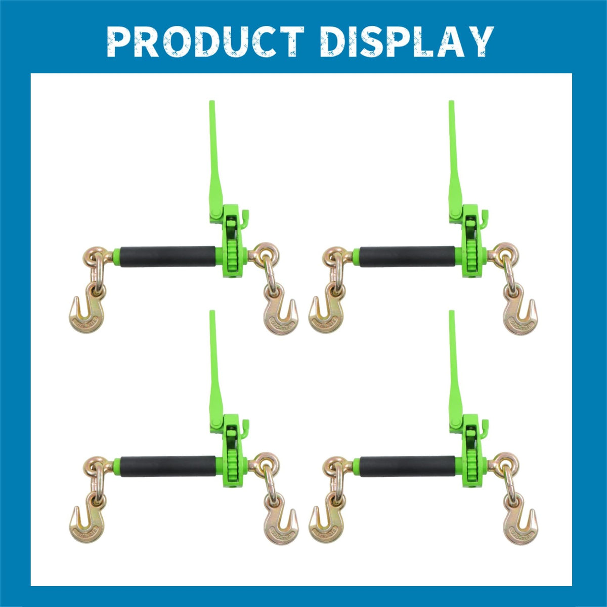 Silscvtt 4 PCS 5/16in-3/8in Folding Chain Bundle with G70 Hook