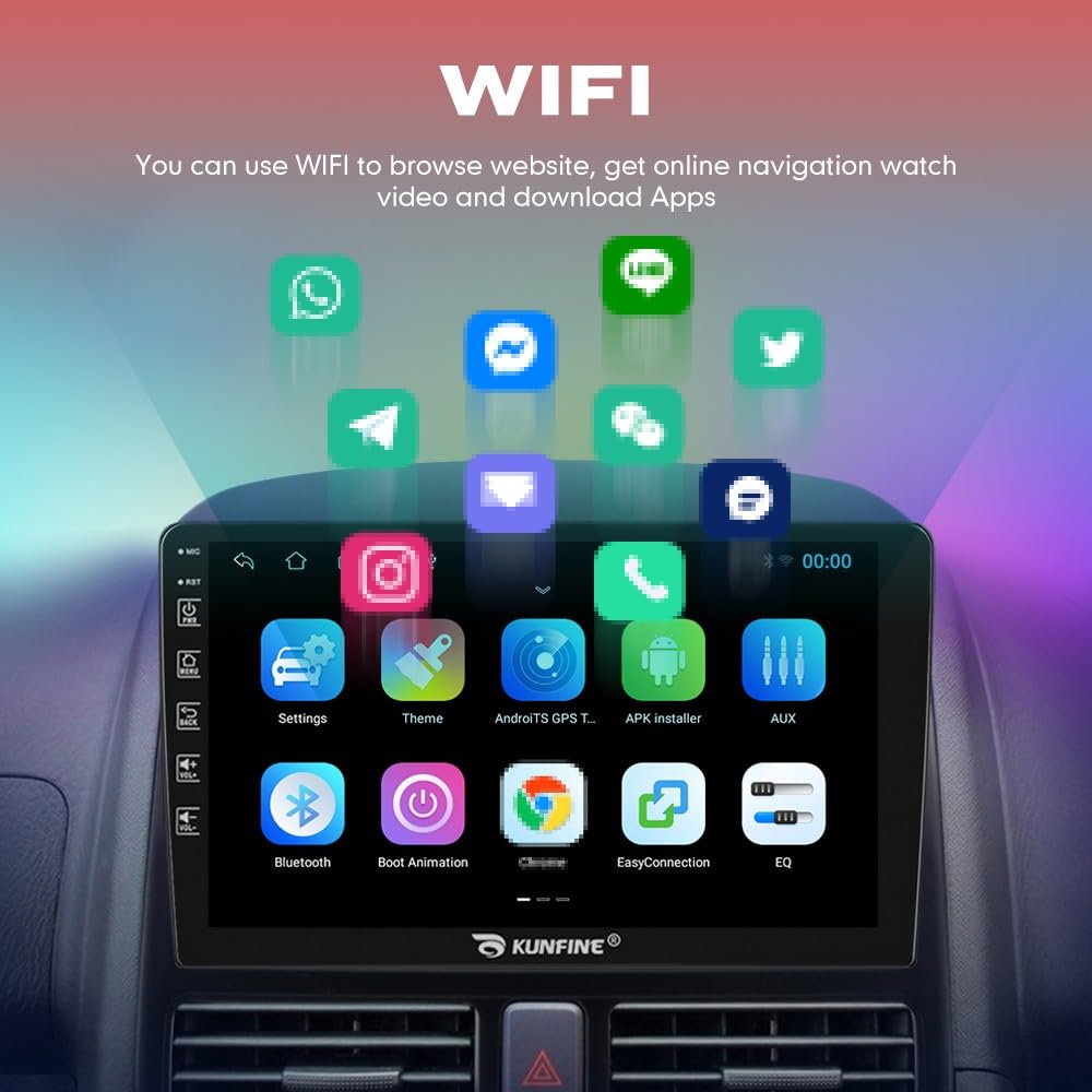 for Toyota Corolla 2003-2008 Car CarPlay Android Auto Navigation Stereo GPS Radio 9" IPS Touchscreen Headunit Tablet Media Player, if Applicable Quad Core 4G+64G Gray