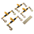 12,000lbs Ratchet Load with Detachable Handle, Anti Slip, Proof, 360° Rotation for Transportation, (5/16-3/8)