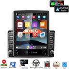Double Din Car Stereo for Nissan Frontier 2015-2021 with Wireless Carplay Android 9.7 inch Vertical Touch Screen Radio for Frontier Head Unit GPS Navi with Backup Camera Bluetooth FM/RDS DSP, 2+32G
