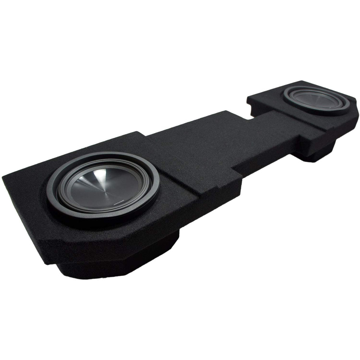 Alpine SWT-10S2 Single 10 Sub Box with S-A60M Amp Fits Dodge Ram 2002-2015
