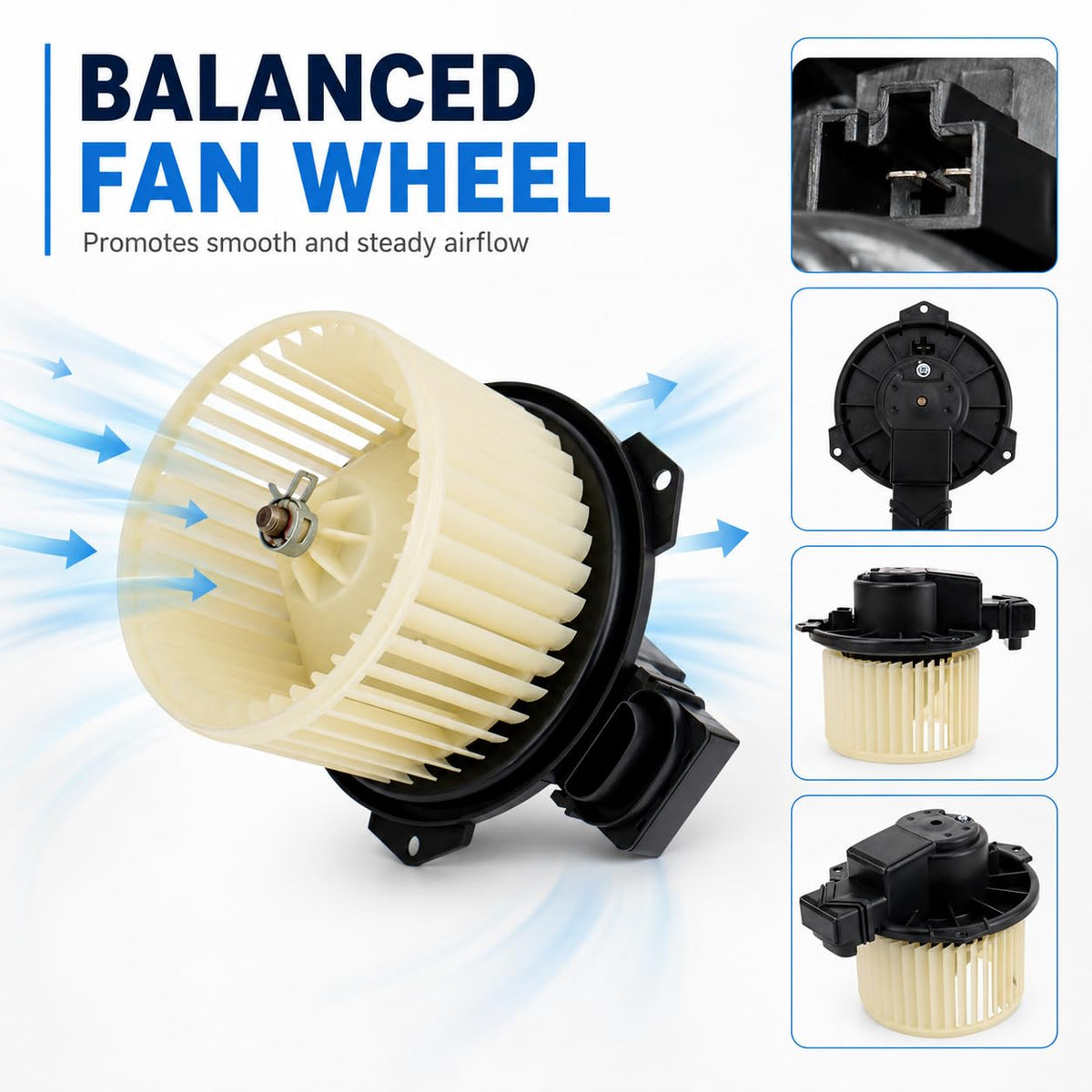 Rear HVAC Blower Assembly for Mazda 2007-2015
