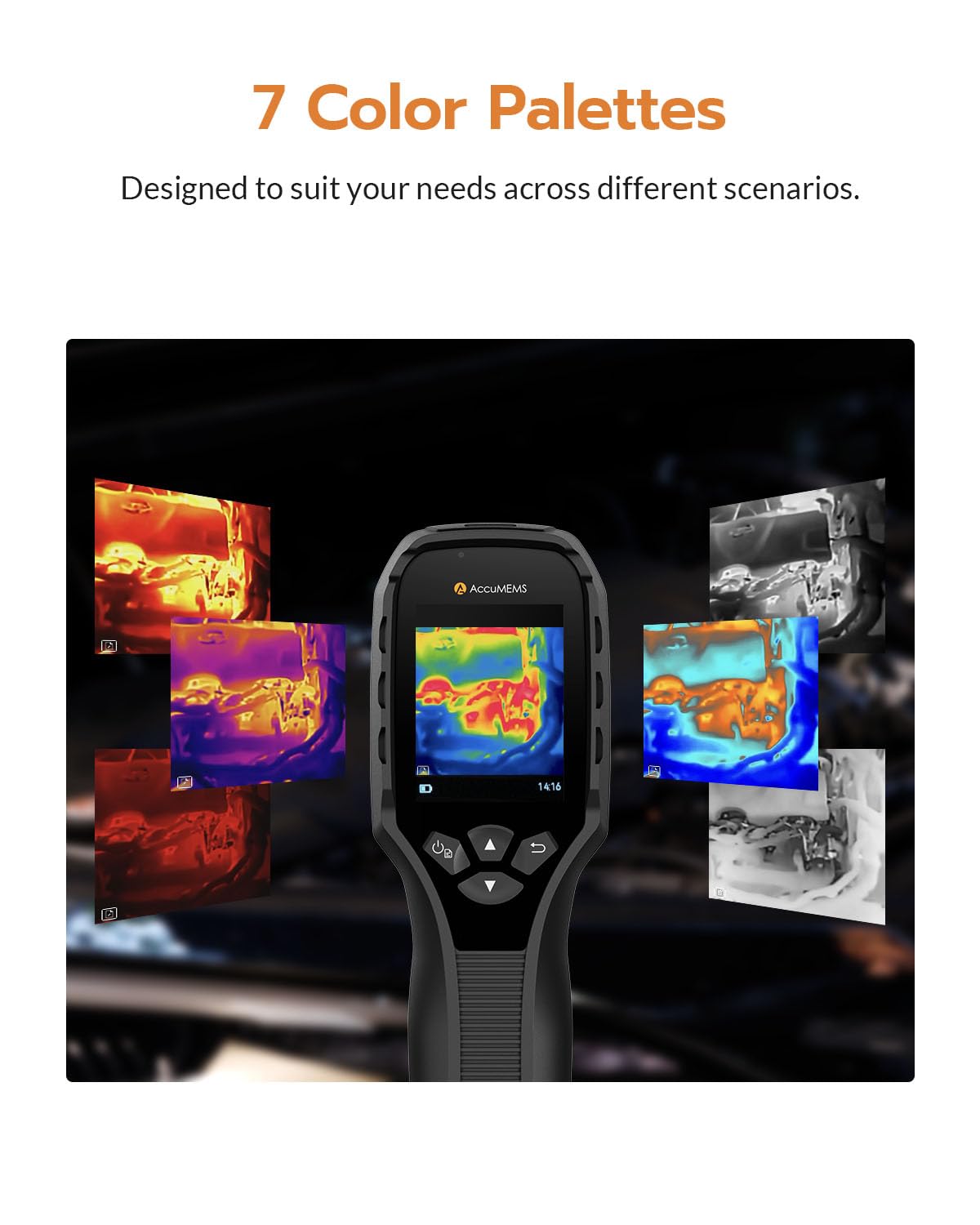 GT16S Thermal Camera,AI Scene Detection,240×240 UIRA-IR Resolution