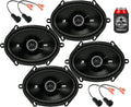 KICKER Front and Rear Door 6x8 Speakers Kit for Ford F-150 1999-2014 Upgrade Kit - 2 Pairs of DS Series 6x8 Inch Coaxial Speakers with Harnesses - DSC680, 43DSC6804