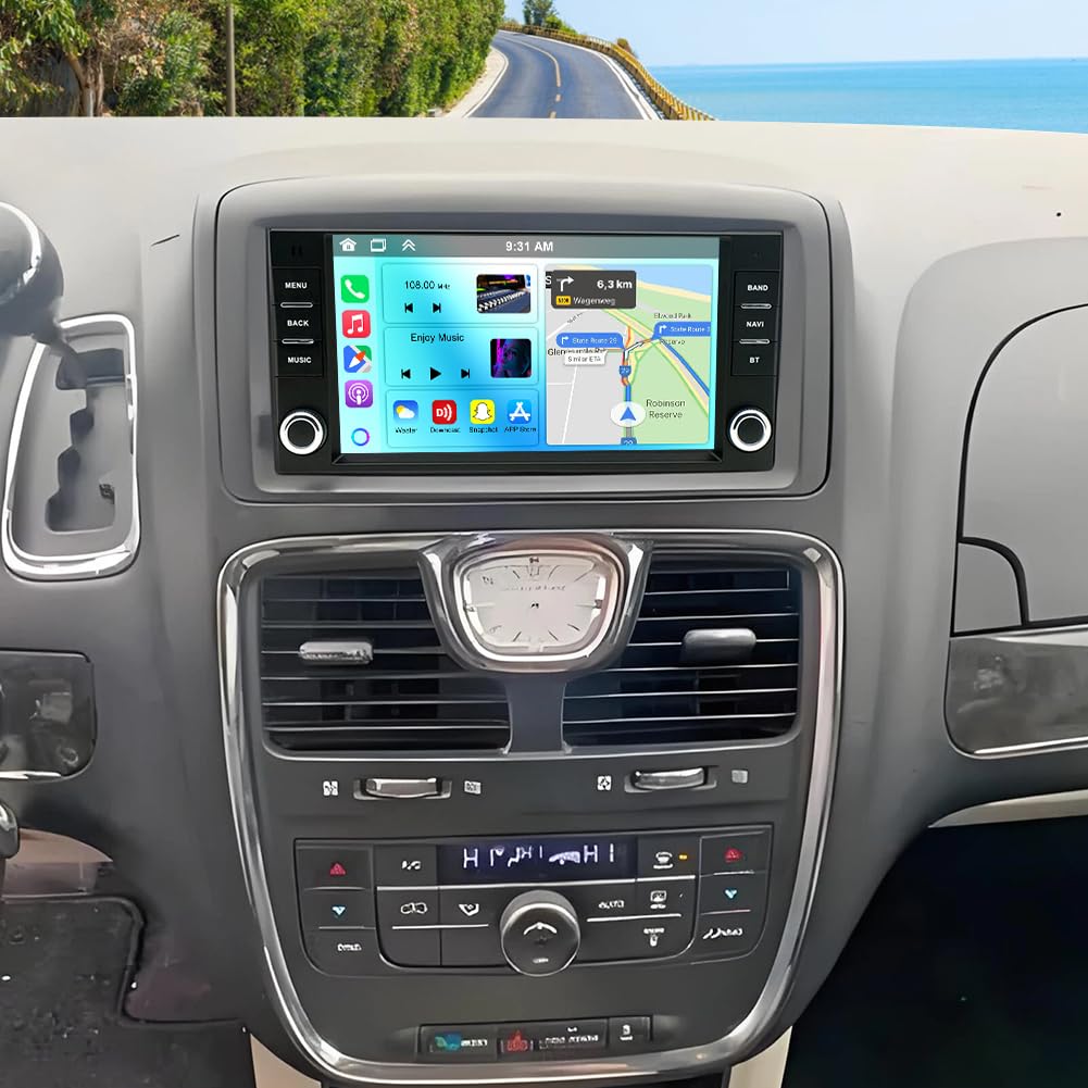 2G+64G 7 Inch Car Radio Upgrade for Chrysler Town & Country 2011-2016