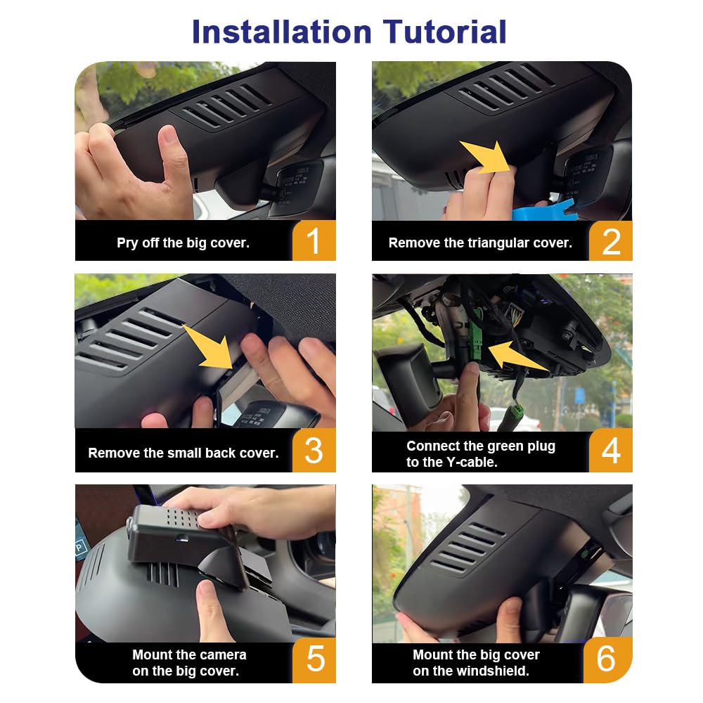 Fitcamx 4K Dash Cam Suitable for Polestar 2 2021-2027, Integrated OEM Style